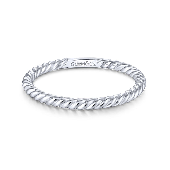 Gabriel - 14K White Gold Matching Wedding Band