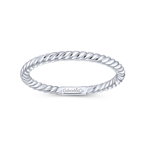 14K White Gold Matching Wedding Band