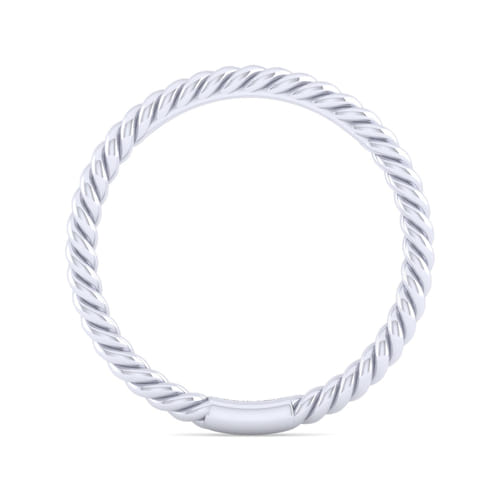 14K White Gold Matching Wedding Band