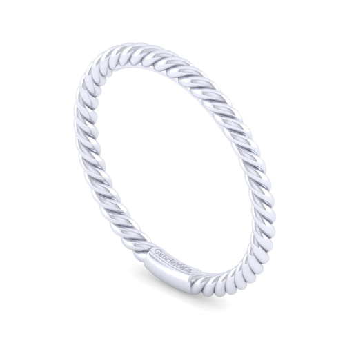 14K White Gold Matching Wedding Band