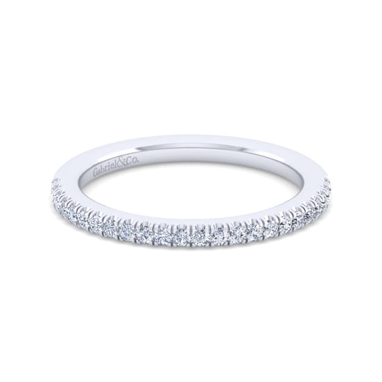 Gabriel - 14K White Gold Matching Wedding Band