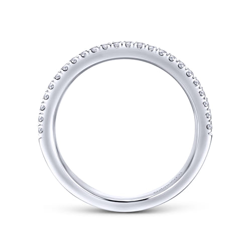 14K White Gold Matching Wedding Band