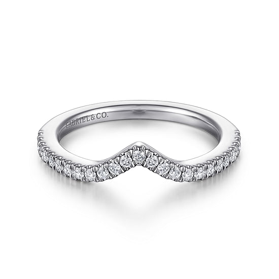 Gabriel - 14K White Gold Matching Wedding Band