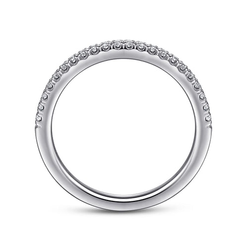 14K White Gold Matching Wedding Band