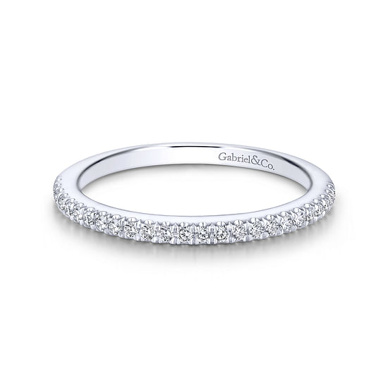 Gabriel - 14K White Gold Matching Wedding Band