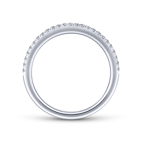 14K White Gold Matching Wedding Band