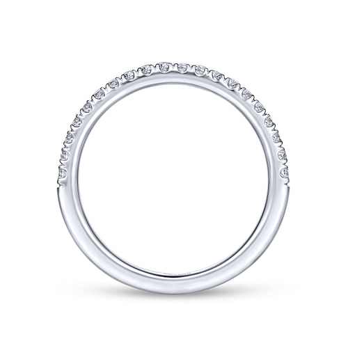 14K White Gold Matching Wedding Band