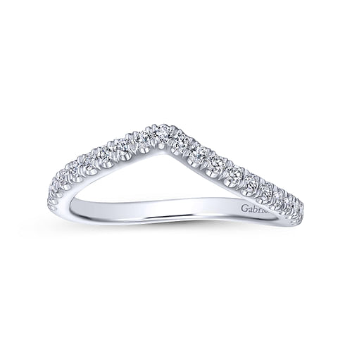 14K White Gold Matching Wedding Band