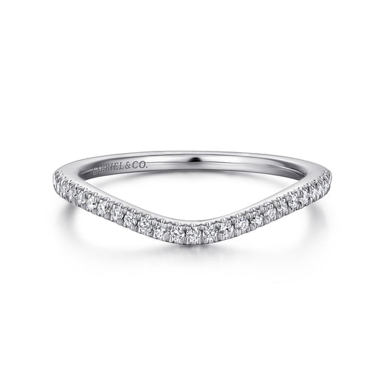 Gabriel - 14K White Gold Matching Wedding Band