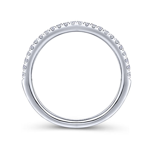 14K White Gold Matching Wedding Band