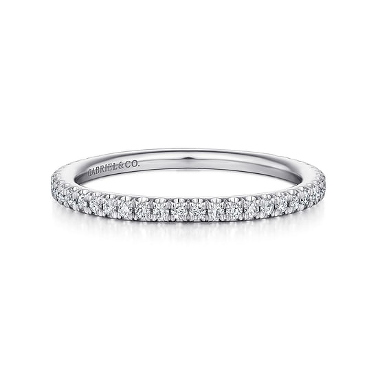 Gabriel - 14K White Gold Matching Wedding Band