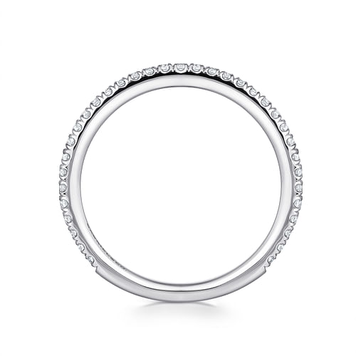 14K White Gold Matching Wedding Band