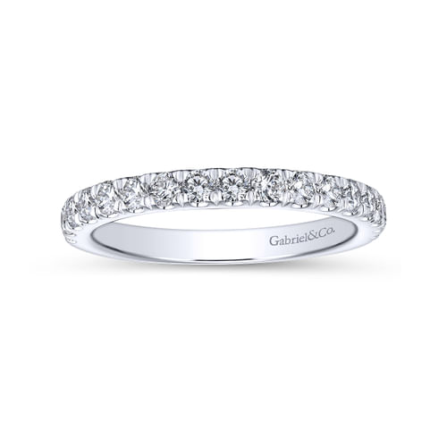14K White Gold Matching Wedding Band