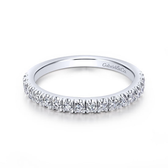 Gabriel - 14K White Gold Matching Wedding Band