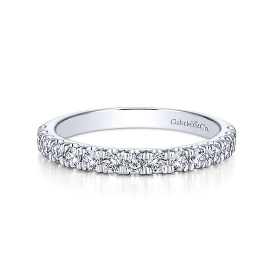 Gabriel - 14K White Gold Matching Wedding Band