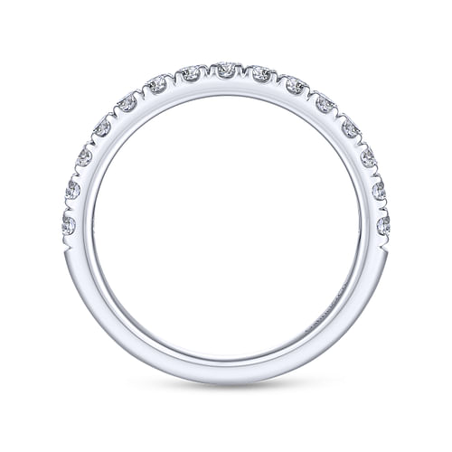 14K White Gold Matching Wedding Band