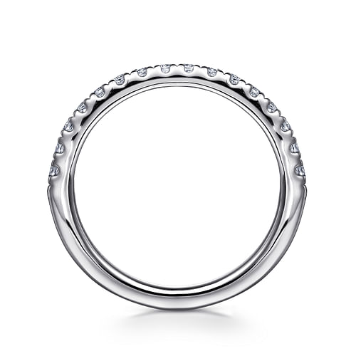 14K White Gold Matching Wedding Band
