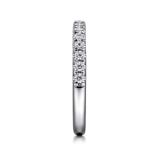 14K White Gold Matching Wedding Band