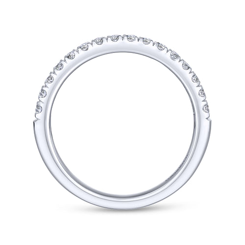 14K White Gold Matching Wedding Band