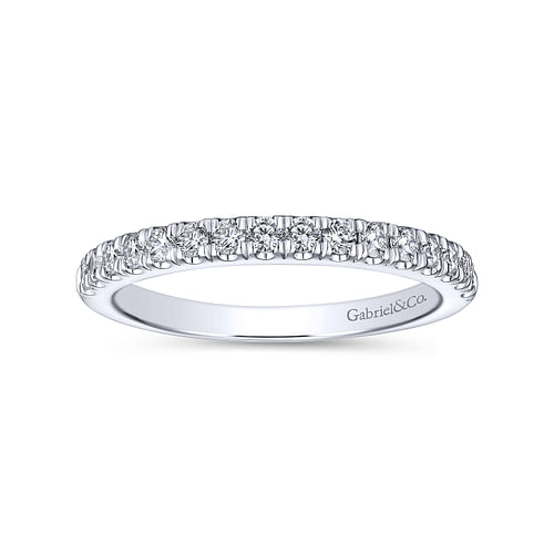 14K White Gold Matching Wedding Band