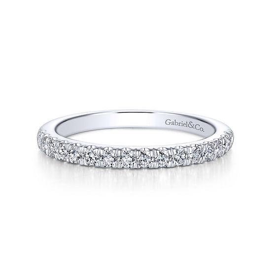 Gabriel - 14K White Gold Matching Wedding Band