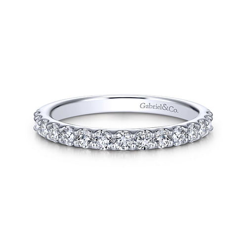 14K White Gold Matching Wedding Band