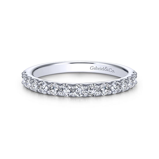 Gabriel - 14K White Gold Matching Wedding Band