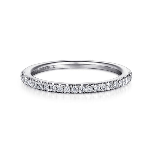 14K White Gold Matching Wedding Band