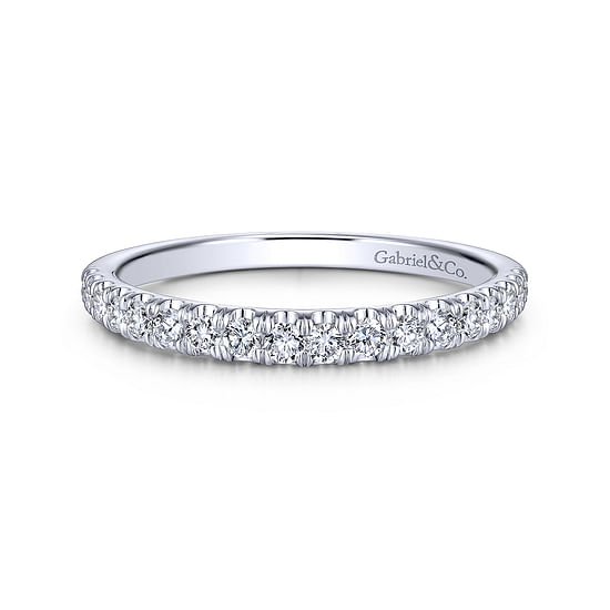 Gabriel - 14K White Gold Matching Wedding Band