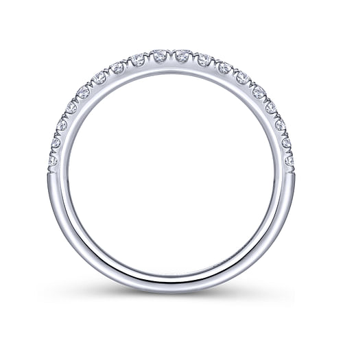 14K White Gold Matching Wedding Band