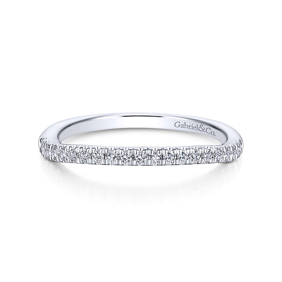 Gabriel - 14K White Gold Matching Wedding Band