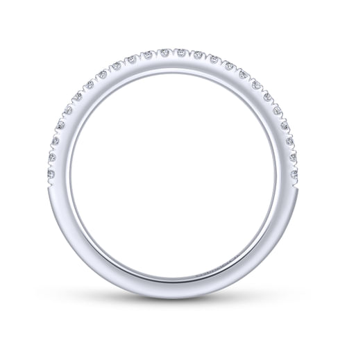 14K White Gold Matching Wedding Band