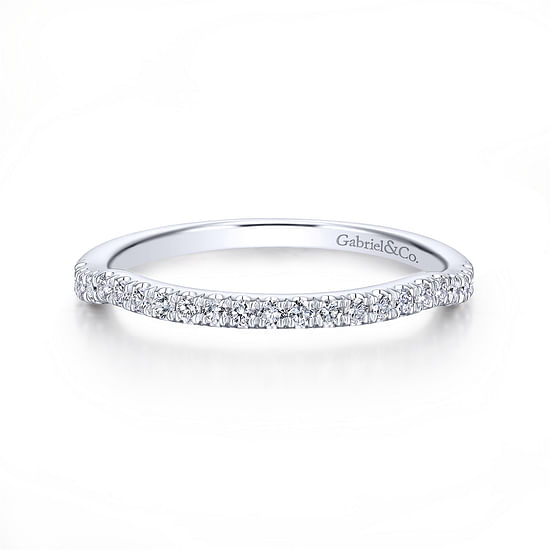 Gabriel - 14K White Gold Matching Wedding Band