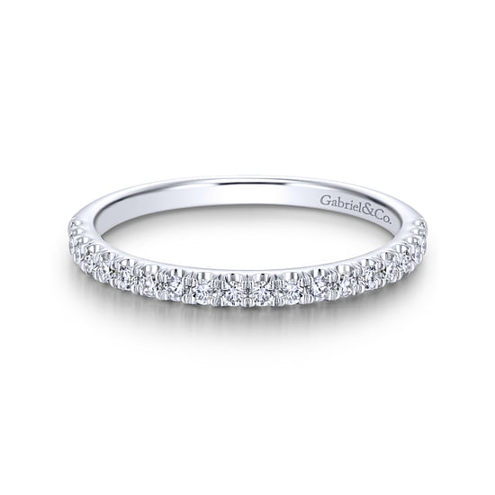 Gabriel - 14K White Gold Matching Wedding Band