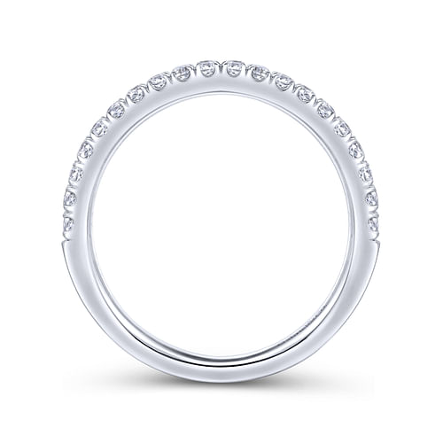 14K White Gold Matching Wedding Band