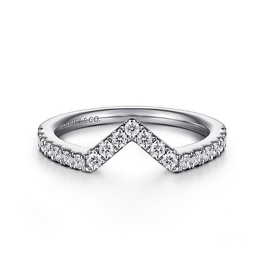 Gabriel - 14K White Gold Matching Wedding Band