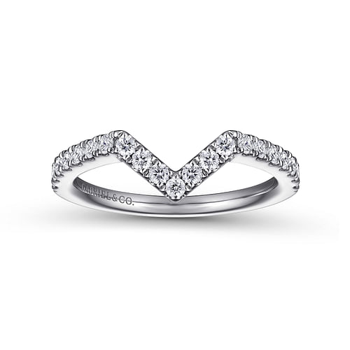 14K White Gold Matching Wedding Band