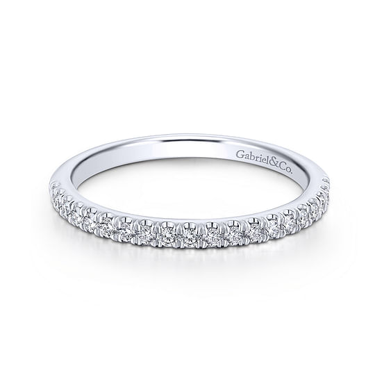 Gabriel - 14K White Gold Matching Wedding Band