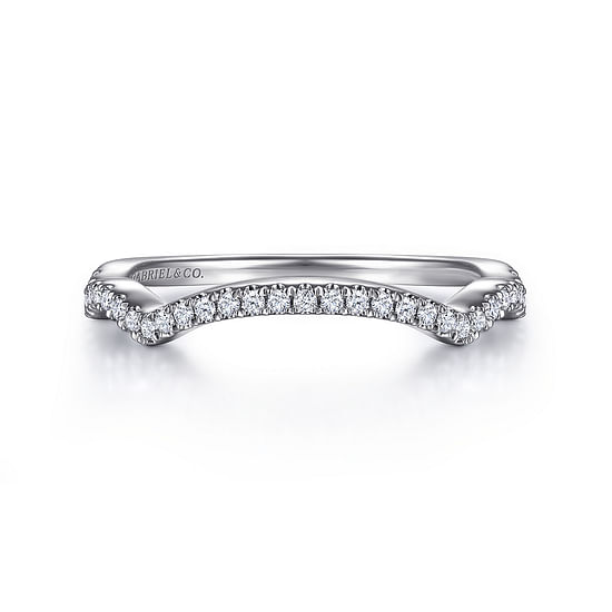 Gabriel - 14K White Gold Matching Wedding Band