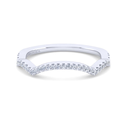 14K White Gold Matching Wedding Band