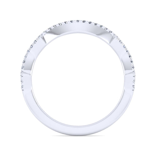 14K White Gold Matching Wedding Band