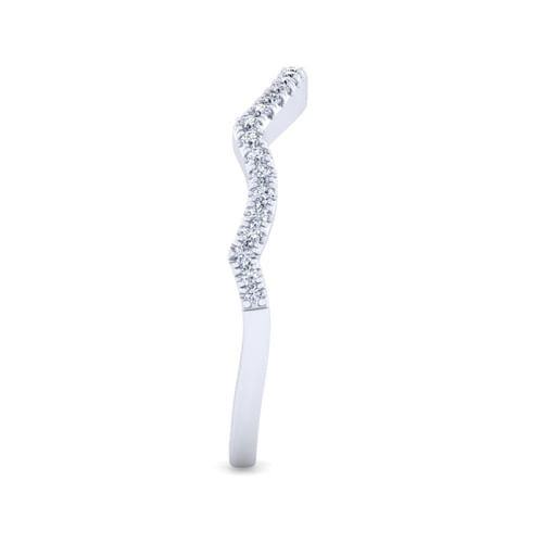 14K White Gold Matching Wedding Band