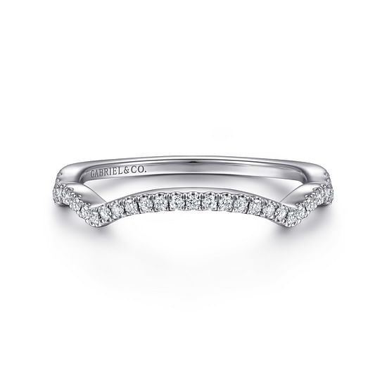 Gabriel - 14K White Gold Matching Wedding Band