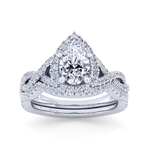 14K White Gold Matching Wedding Band