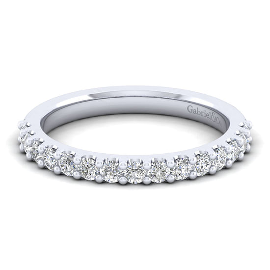 Gabriel - 14K White Gold Matching Wedding Band