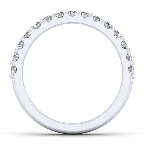 14K White Gold Matching Wedding Band