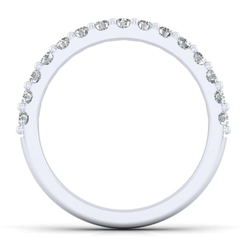 14K White Gold Matching Wedding Band
