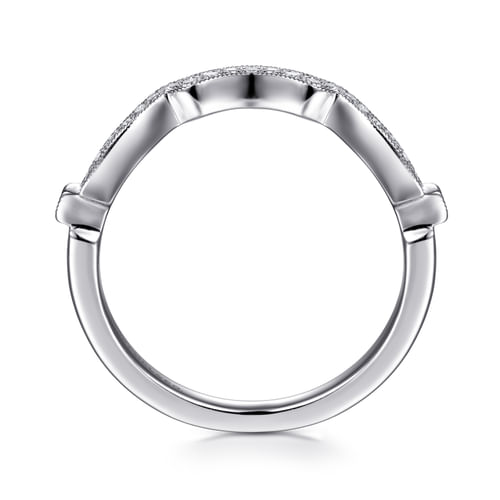 14K White Gold Matching Wedding Band