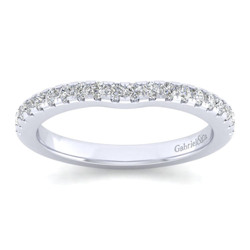 14K White Gold Matching Wedding Band 14K White Gold Matching Wedding Band