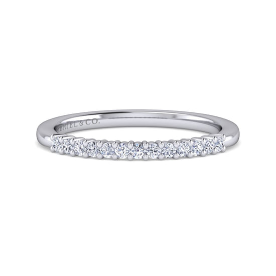 Gabriel - 14K White Gold Matching Wedding Band